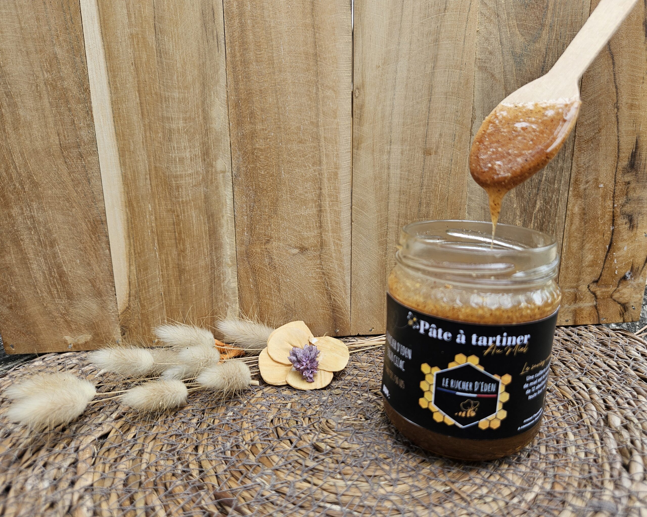 Pate à tartiner miel noisettes par Le Rucher d'Eden (Gironde)