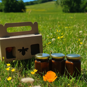 Coffret de 3 pates à tartiner autour du miel, par le Rucher d'Eden