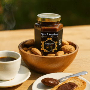 Pate tartiner amande choco miel rucher d'eden
